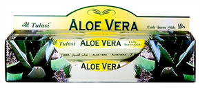 Tulasi Aloe Vera Incense 20 Stick Packs (6/Box)