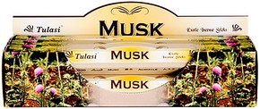 Tulasi Musk Incense 20 Stick Packs (6/Box)