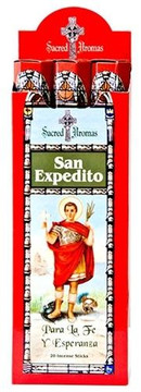 Tulasi Incense Tulasi Saint Expedite Incense 20 Stick Packs 6/Box Tulasi Incense Tulasi Saint Expedite Incense 20 Stick Packs 6/Box