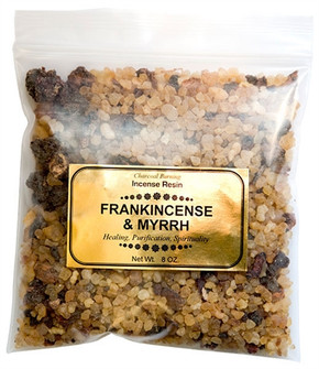 Frankincense & Myrrh Incense Resin - 8 OZ.