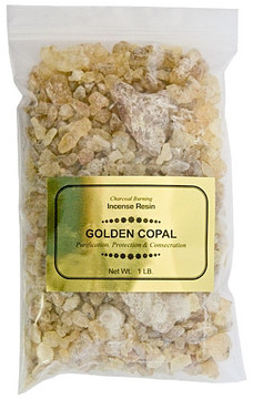 Golden Copal Incense Resin - 1 LB.