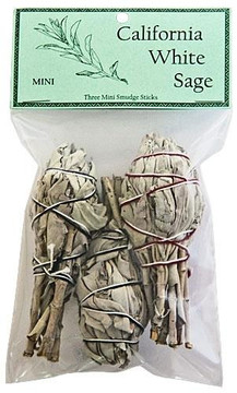 Style elytS California White Sage Smudges 4L Mini Torch Style Pack of 3
