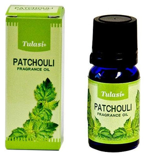 Tulasi Incense Tulasi Patchouli Fragrance Oil 10 ML - 1/3 FL OZ 12/Box