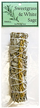 White Sage with Sweetgrass 5"L (Small)