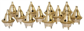 Brass Cone Burners 2"H (Set of 12)