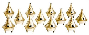 Style elytS Brass Cone Burners 2.5H Set of 12