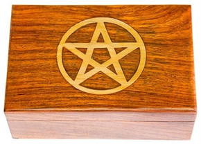 Style elytS Wooden Pentacle Box 4x6