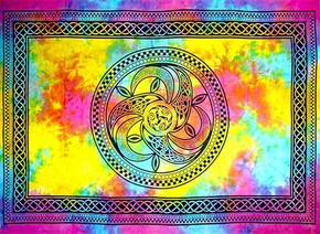 Style elytS Celtic Chakra Tapestry 69x108 Tiedye
