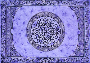 Celtic Mandala Tapestry 72"x 108" (Purple)