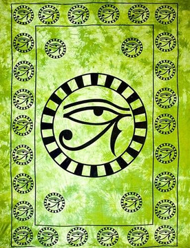 Style elytS Egyptian Eye Tapestry 69x108 Green