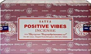 Satya Incense Satya Positive Vibes Incense 15 Gram Packs 12/Box
