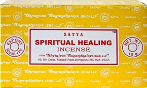 Satya Incense Satya Spiritual Healing Incense 15 Gram Packs 12/Box