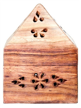 Wooden Cone Burner 3"x3"x4.5"