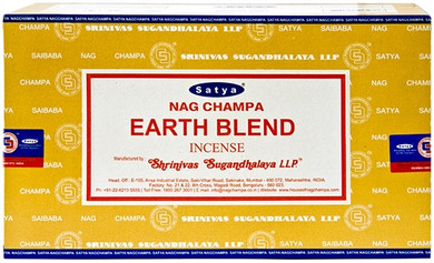 Satya Earth Blend Incense 15 Gram Packs (12/Box)