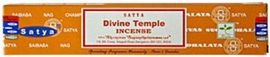 Satya Divine Temple Incense 15 Gram Packs (12/Box)