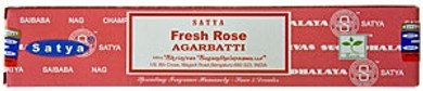Satya Fresh Rose Incense 15 Gram Packs (12/Box)