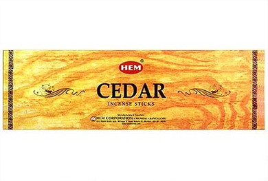 Hem Cedar Incense 8 Stick Packs (25/Box)