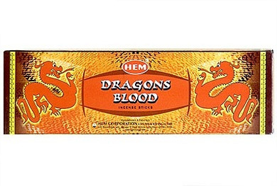 Hem Dragons Blood Incense 8 Stick Packs (25/Box)