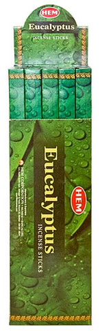 Hem Eucalyptus Incense 8 Stick Packs (25/Box)