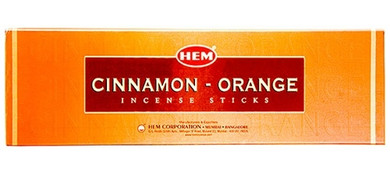 Hem Cinnamon-Orange Incense 8 Stick Packs (25/Box)