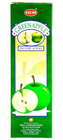 Hem Green Apple Incense 8 Stick Packs (25/Box)