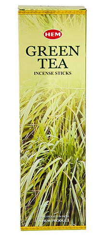 Hem Green Tea Incense 8 Stick Packs (25/Box)