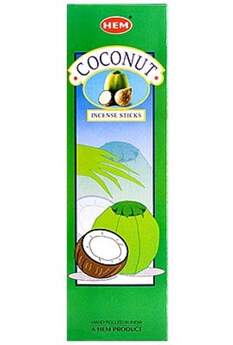 Hem Coconut Incense 8 Stick Packs (25/Box)