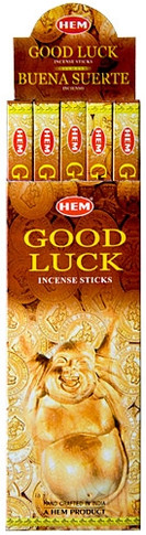 Hem Good Luck Incense 8 Stick Packs (25/Box)