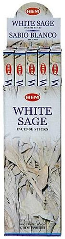 Hem Incense Hem White Sage Incense 8 Stick Packs 25/Box