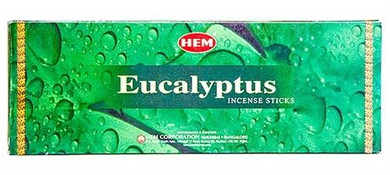 Hem Incense Hem Eucalyptus Incense 20 Stick Packs 6/Box