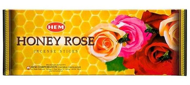 Hem Incense Hem Honey-Rose Incense 20 Stick Packs 6/Box