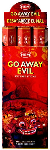 Hem Go Away Evil Incense 20 Stick Packs (6/Box)