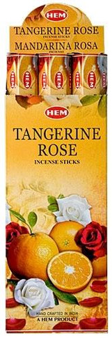 Hem Incense Hem Tangerine-Rose Incense 20 Stick Packs 6/Box