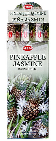 Hem Pinneapple-Jasmine Incense 20 Stick Packs (6/Box)