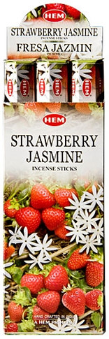 Hem Strawberry-Jasmine Incense 20 Stick Packs (6/Box)