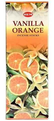 Hem Incense Hem Vanilla-Orange Incense 20 Stick Packs 6/Box