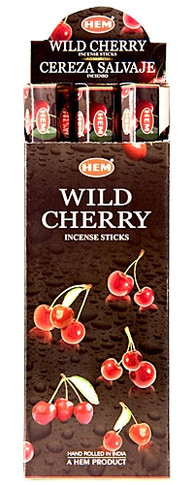 Hem Wild Cherry Incense 20 Stick Packs (6/Box)