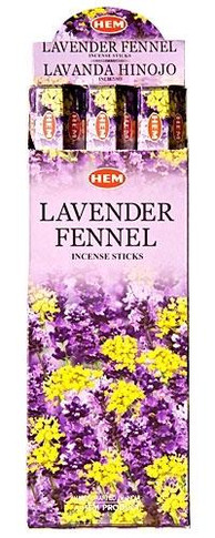 Hem Incense Hem Lavender Fennel Incense 20 Stick Packs 6/Box
