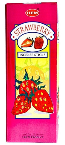 Hem Strawberry Incense 20 Stick Packs (6/Box)