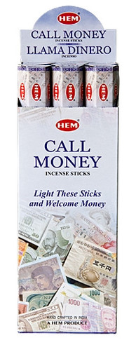 Hem Call Money Incense 20 Stick Packs (6/Box)