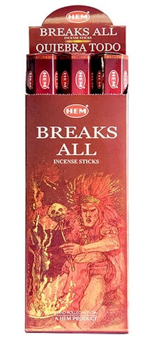 Hem Breaks All Incense 20 Stick Packs (6/Box)