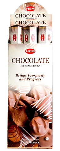Hem Chocolate Incense 20 Stick Packs (6/Box)