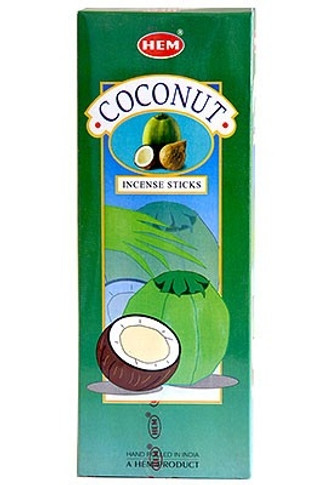 Hem Coconut Incense 20 Stick Packs (6/Box)