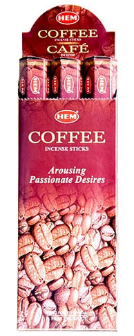 Hem Coffee Incense 20 Stick Packs (6/Box)