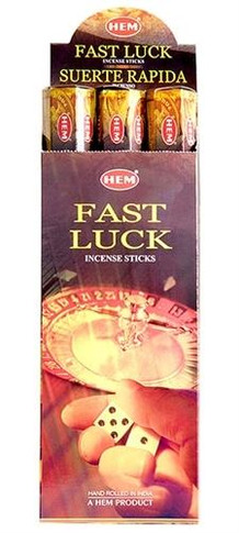 Hem Incense Hem Fast Luck Incense 20 Stick Packs 6/Box