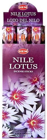 Hem Incense Hem Nile Lotus Incense 20 Stick Packs 6/Box