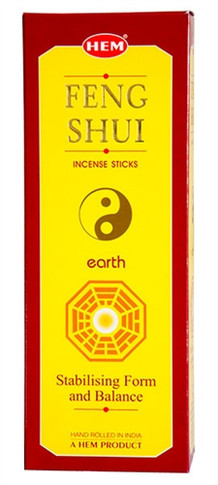 Hem Feng Shui Earth Incense 20 Stick Packs (6/Box)