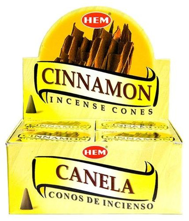 Hem Incense Hem Cinnamon Cones 10 Cones Pack 12/Box