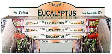 Tulasi Eucalyptus Incense 8 Stick Packs (25/Box)
