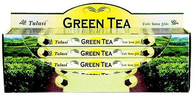 Tulasi Incense Tulasi Green Tea Incense 8 Stick Packs 25/Box